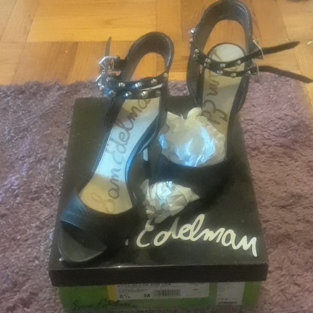 🖤Black sam Edelman heels🖤